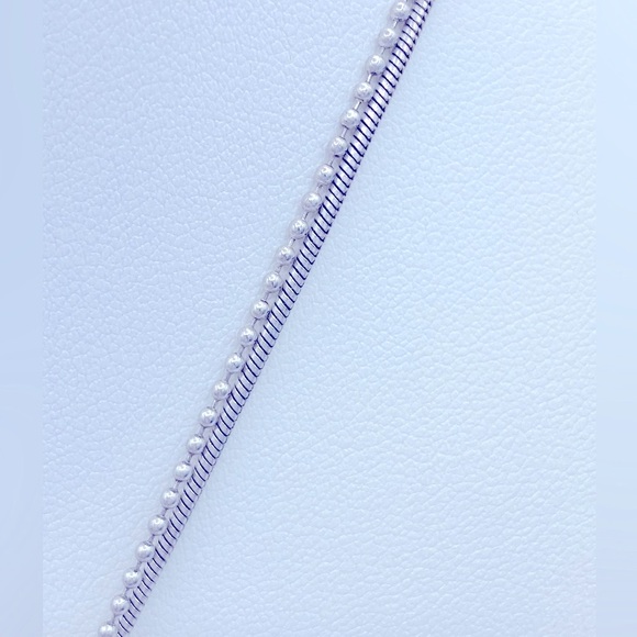 Chicos Cherry Red/Silver Toned Rebecca  Pendant Necklace Exclusively For Chicos - Picture 9 of 12